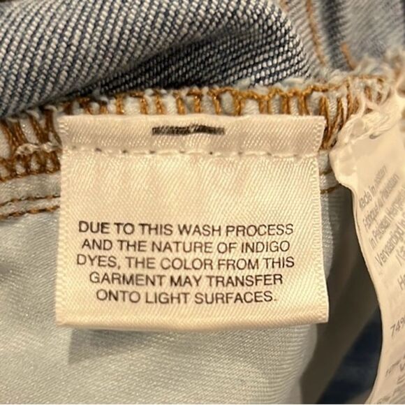 Madewell high waisted button fly cuff denim jean shorts size 30 - Picture 6 of 6